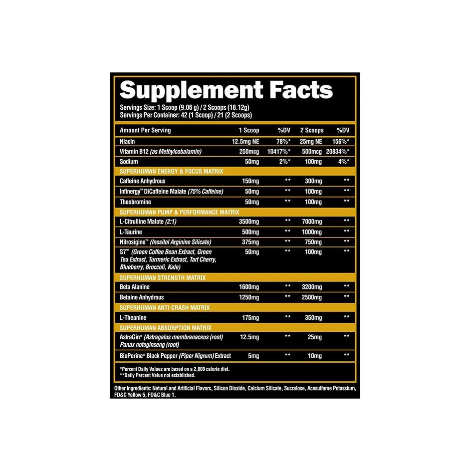 Alpha Lion Superhuman Pre 380g - getboost3d