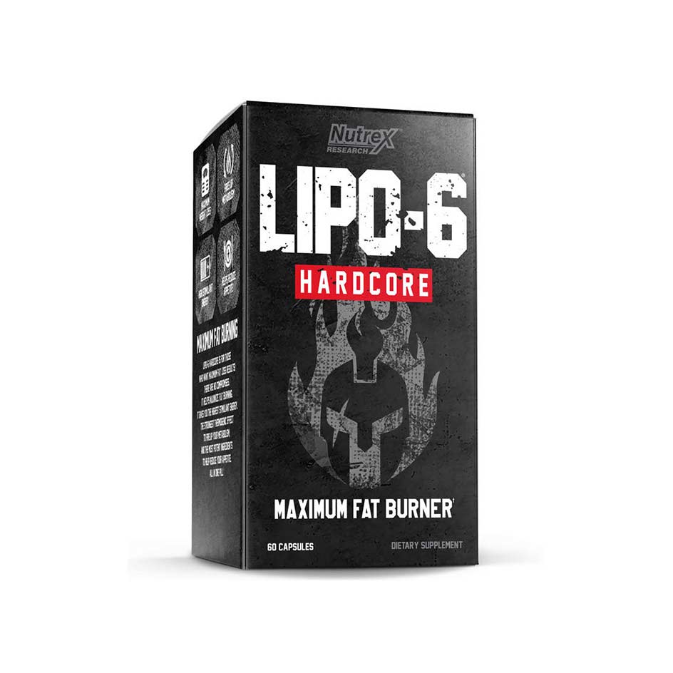 Nutrex Research LIPO-6 Hardcore 60 caps - getboost3d