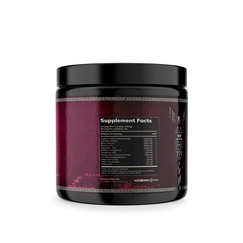 V3 Supps Invictus 204g - getboost3d