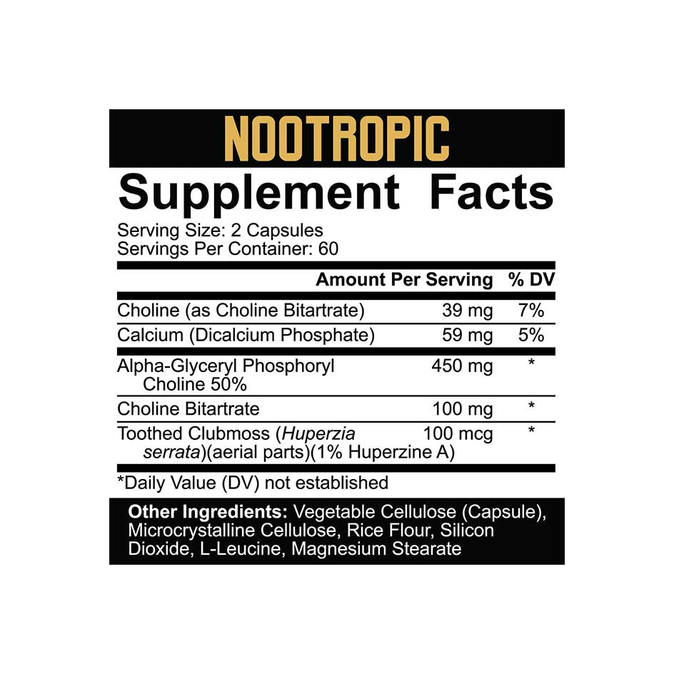 5% Core Nootropic 120 caps - getboost3d