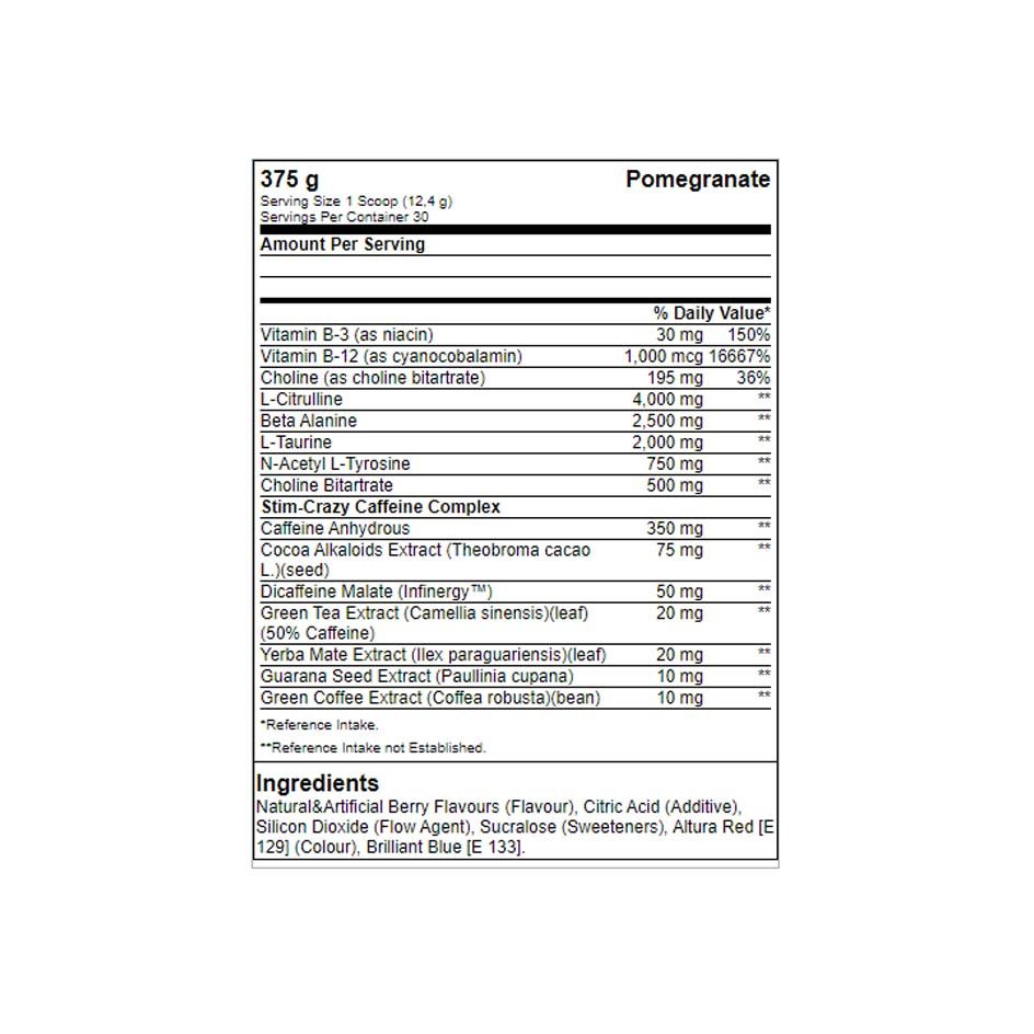 5% Nutrition 5150 Pre-Workout 375g - getboost3d