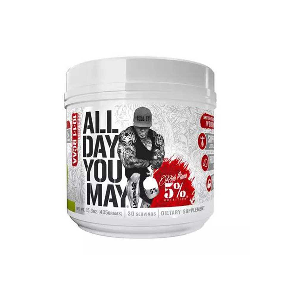 5% Nutrition All Day You May Legendary BCAA 435g - getboost3d