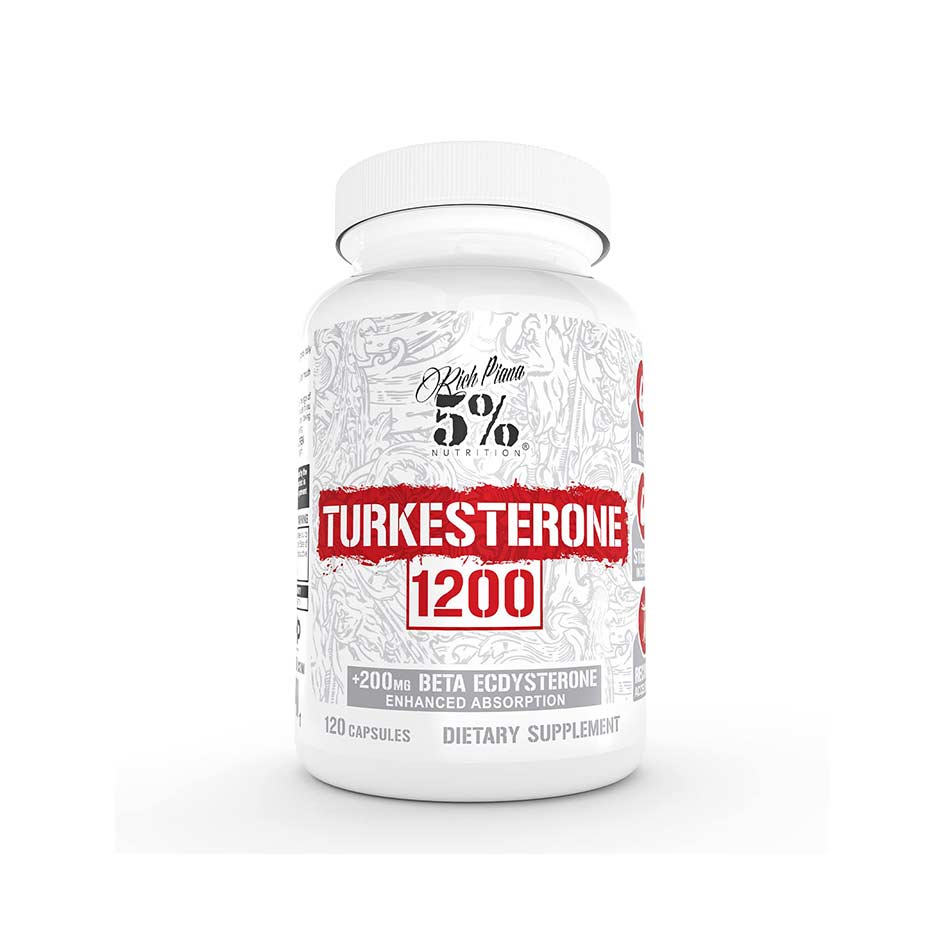 5% Nutrition Turkesterone 1200 - 120 caps - getboost3d