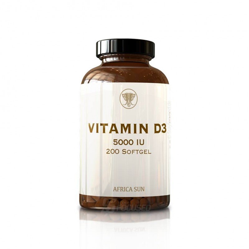 Africa Sun Vitamin D3 200 Softgel - getboost3d