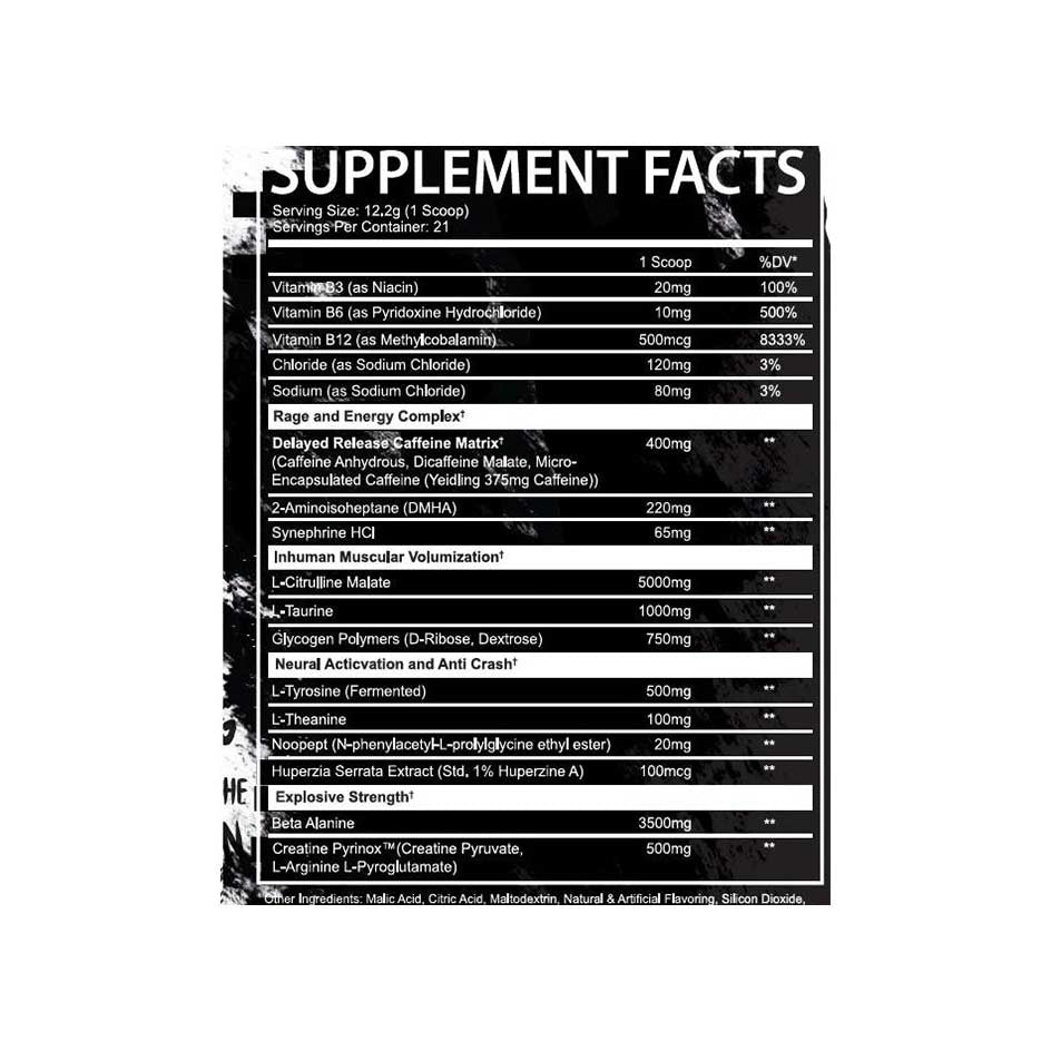 Afterdark Pharma. Inhuman 257g - getboost3d