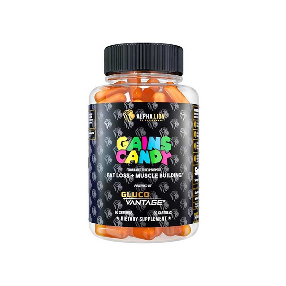 Alpha Lion Alpha GAINS CANDY™ GlucoVantage 60 caps - getboost3d