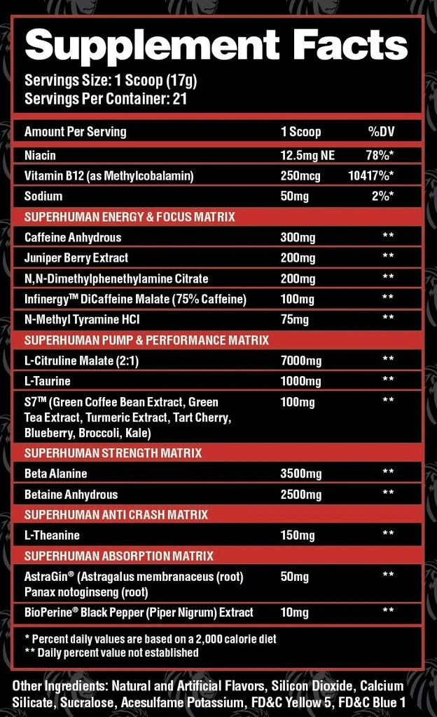 Alpha Lion SuperHuman Supreme 357g - getboost3d