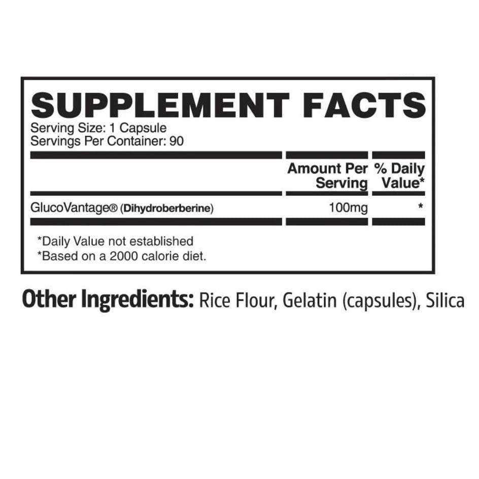 Apollon Nutrition Glucovantage Dihydroberberine 90 caps - getboost3d