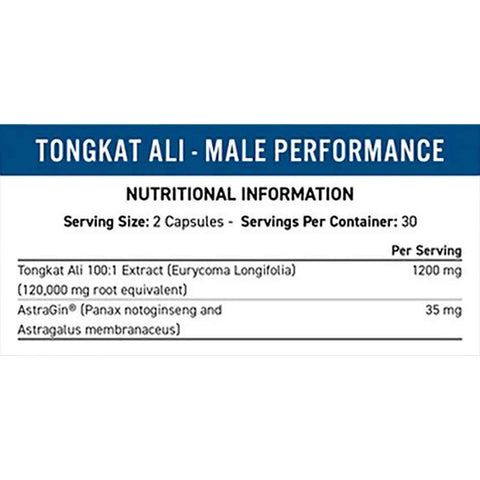 Applied Nutrition Tongkat Ali 60 caps - getboost3d