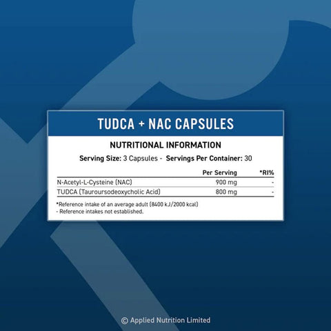 Applied Nutrition Tudca + NAC 90 Caps - getboost3d
