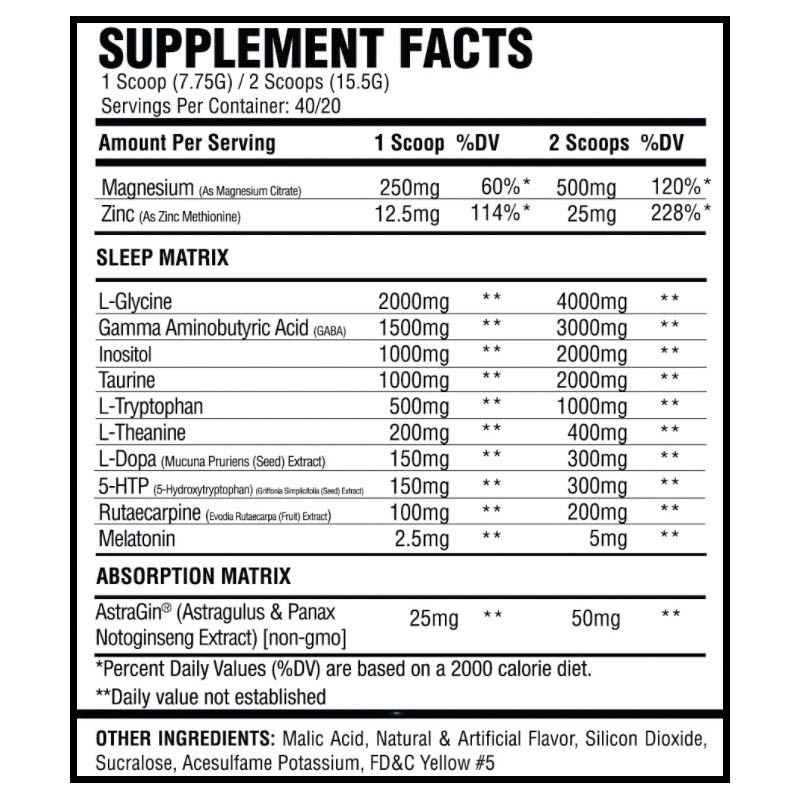 ASC Supplements Sueno 310g - getboost3d