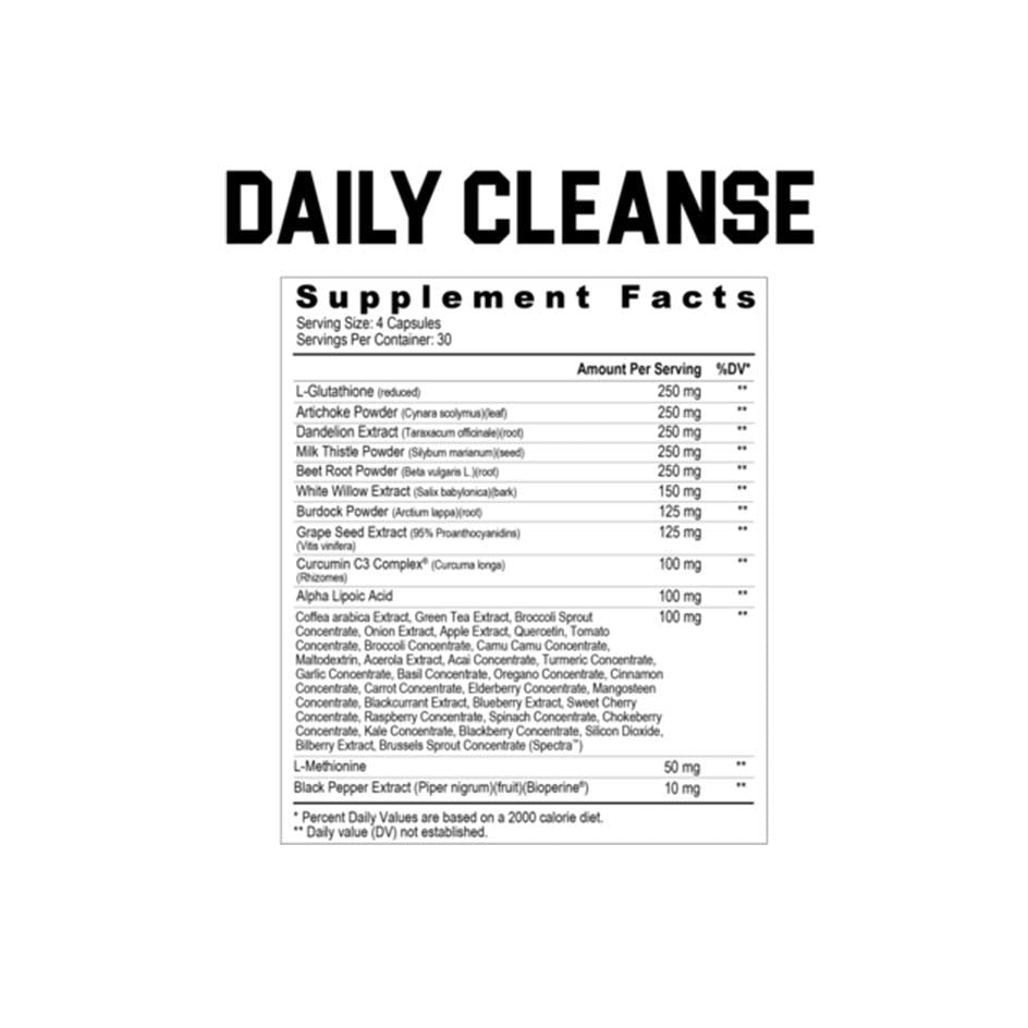 Axe and Sledge Daily Cleanse 120 caps - getboost3d