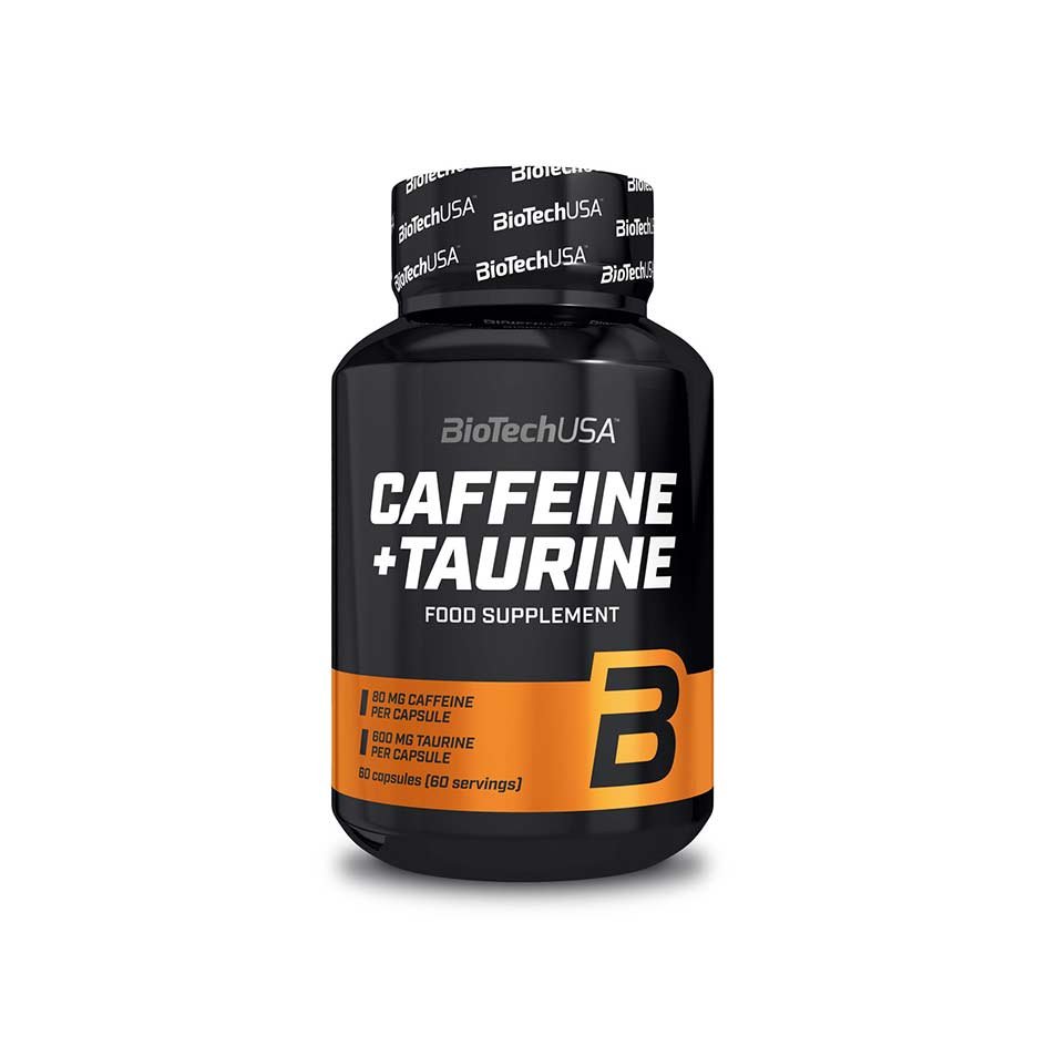 BioTech USA Caffeine and Taurine 60 caps - getboost3d