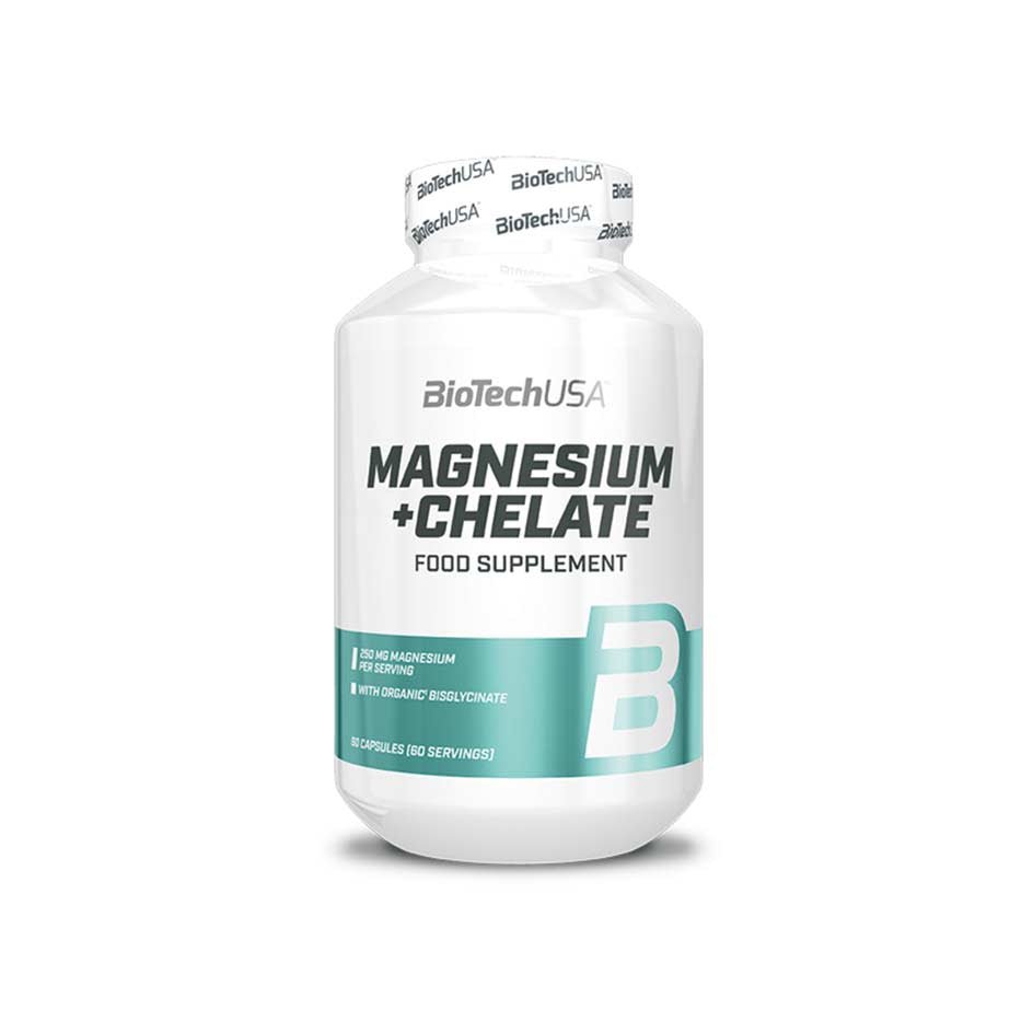 BioTech USA Magnesium + Chelate 60 caps - getboost3d