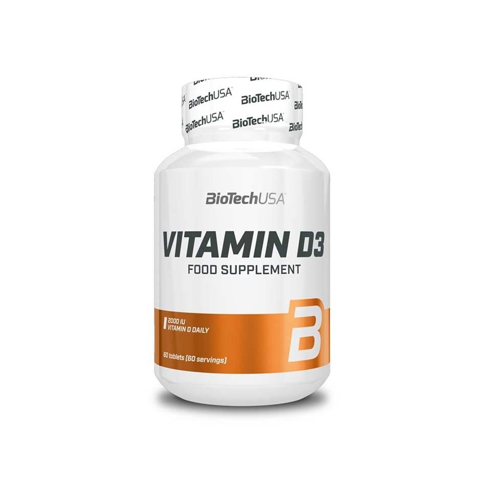 BioTech USA Vitamin D3 60 Tabletten - getboost3d