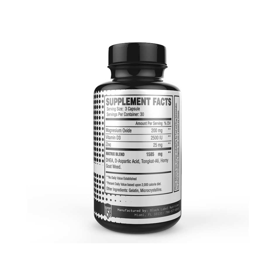 Black Label Testrol 90 caps - getboost3d