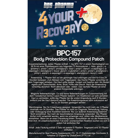 BPS Pharma 4Your Recovery+ BPC-157 - getboost3d