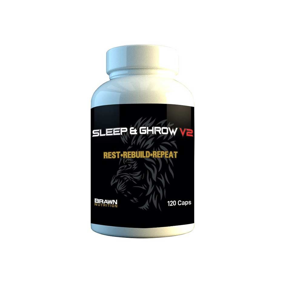 Brawn Nutrition Sleep & Ghrow v2 120 caps - getboost3d