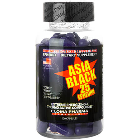 Cloma Pharma Asia Black 25 100 caps - getboost3d