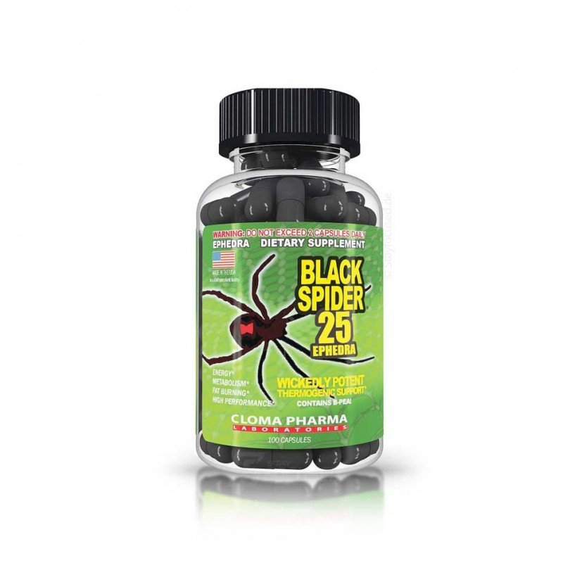 Cloma Pharma Black Spider 100 caps - getboost3d