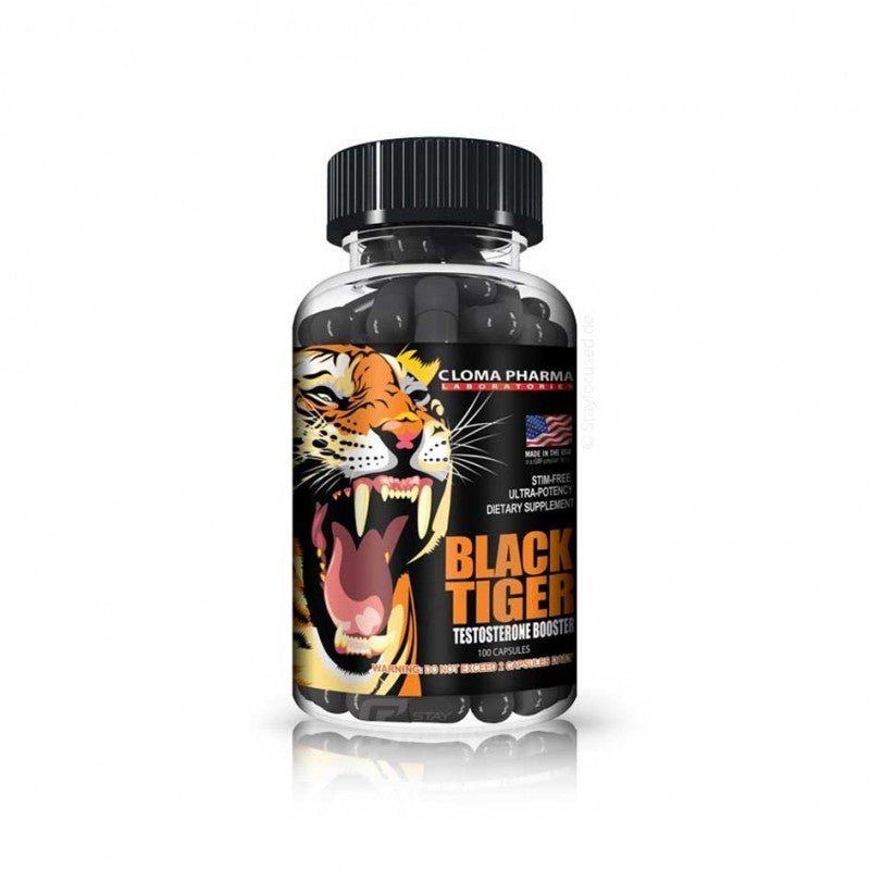 Cloma Pharma Black Tiger 100 Caps - getboost3d