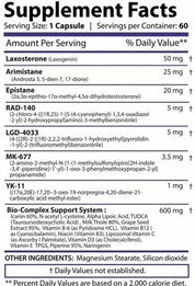 Core Labs X LX-GH PRO Ultra Supplement Facts