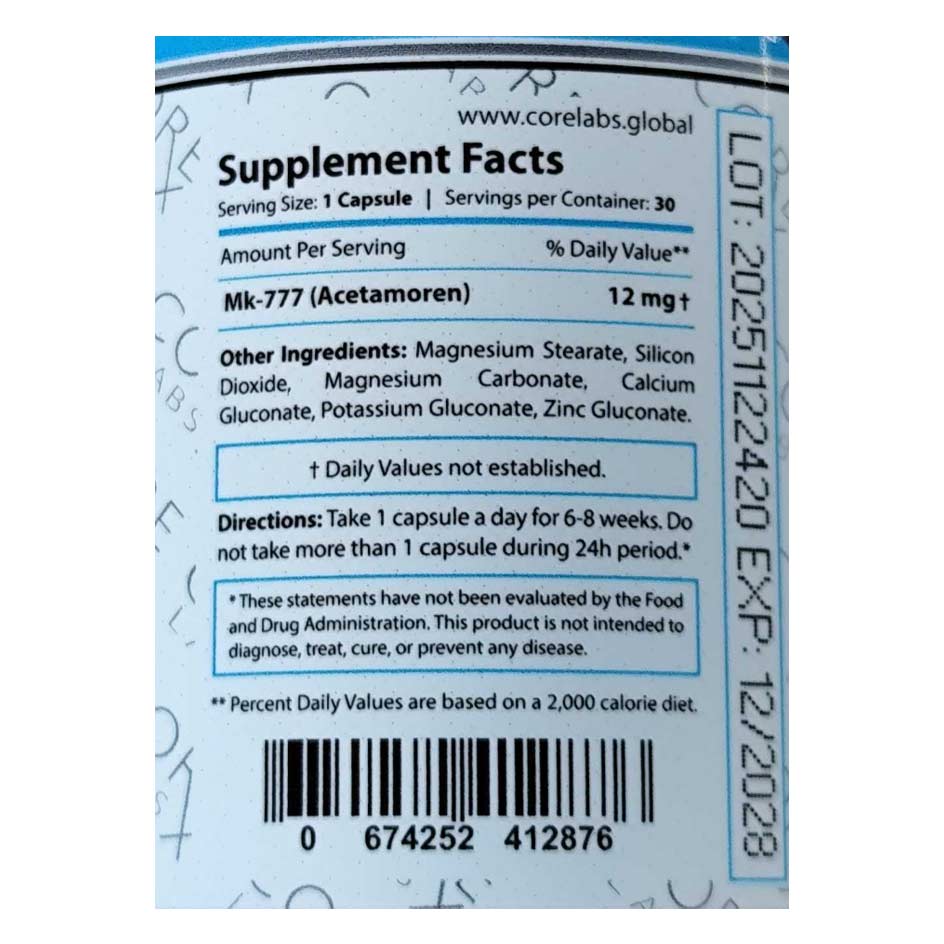 Core Labs X MK-777 30 caps