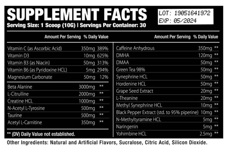 Core Labs X Nitric Bomb 300g - getboost3d