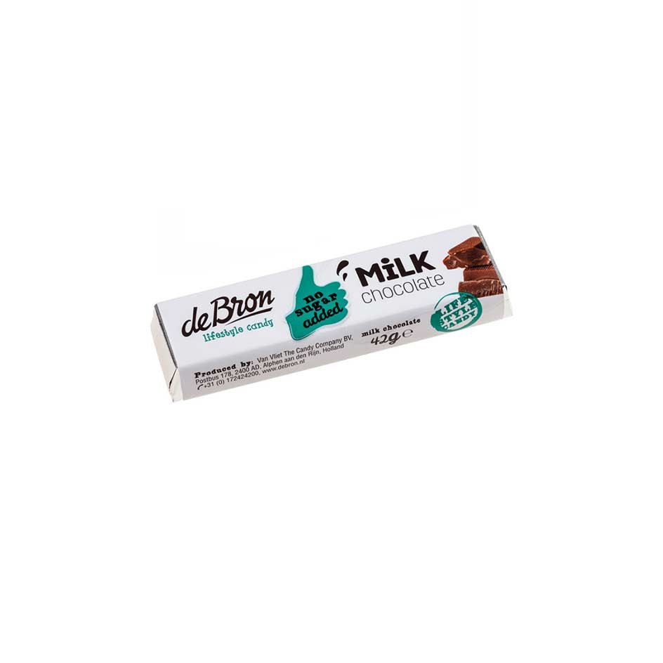 deBron Milk Chocolate Riegel 42g - getboost3d