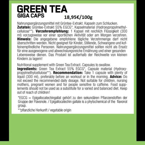 ESN Green Tea Giga Caps - 90 Kapseln - getboost3d