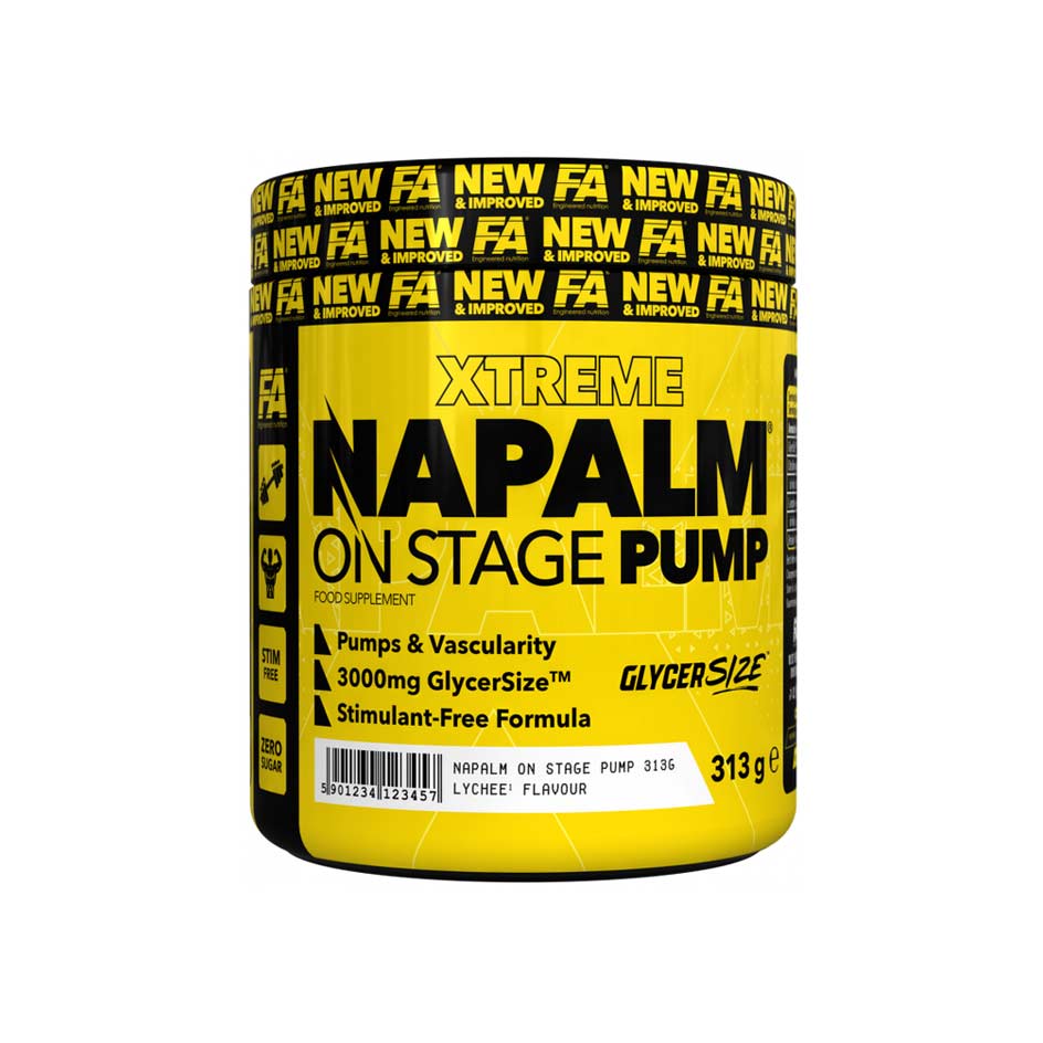 FA Nutrition NAPALM on Stage Pump 313g - getboost3d
