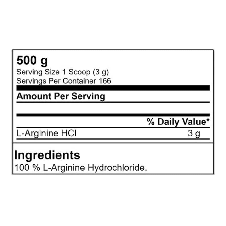 GN Laboratories Nano Pure Arginine HCL 500g - getboost3d