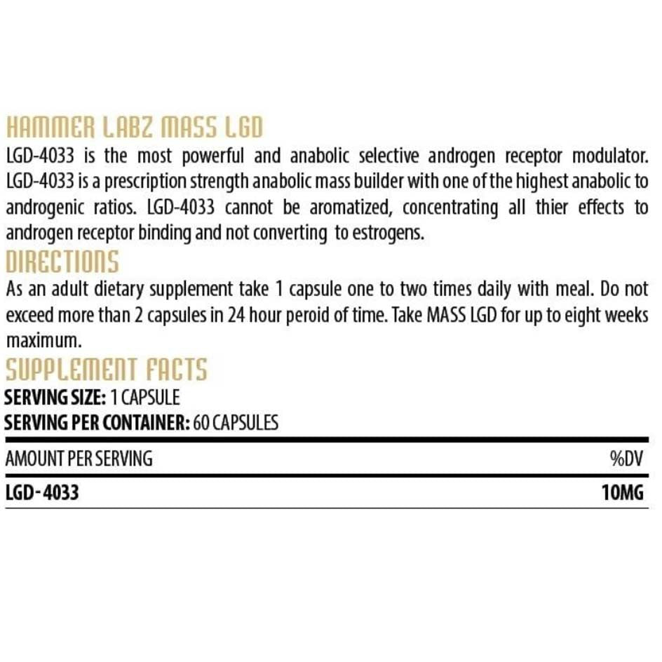 hammer-labz-mass-lgd-60-caps-supplement-facts