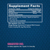 Haya Labs Astragalus 500mg / 60 caps - getboost3d