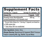 Haya Labs Boswellia 500mg / 100 caps