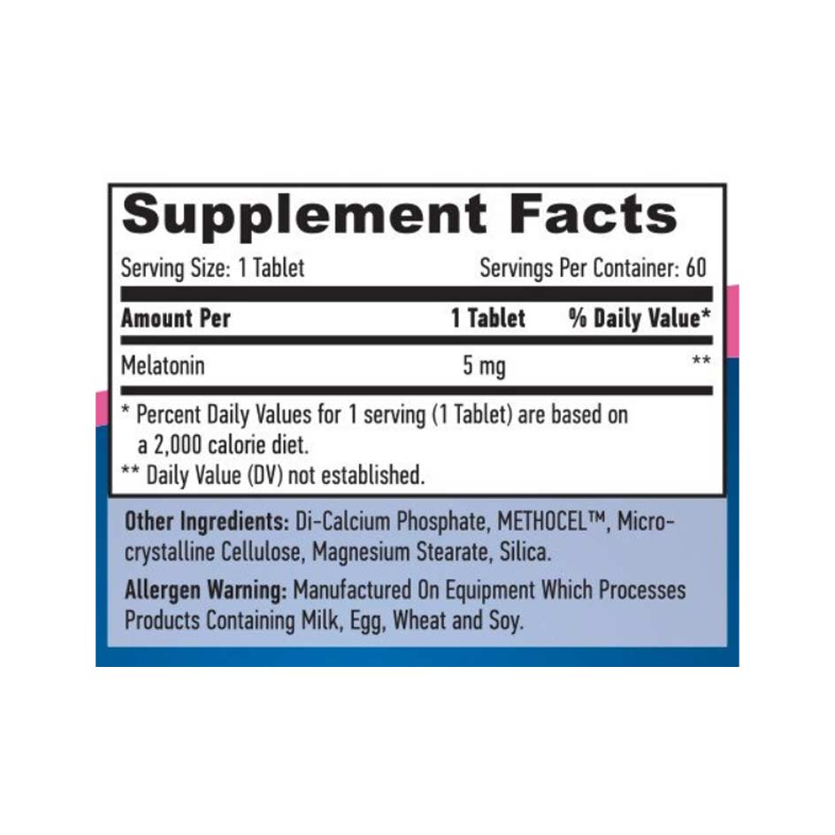 Haya Labs Melatonin 5mg - 60 tabs