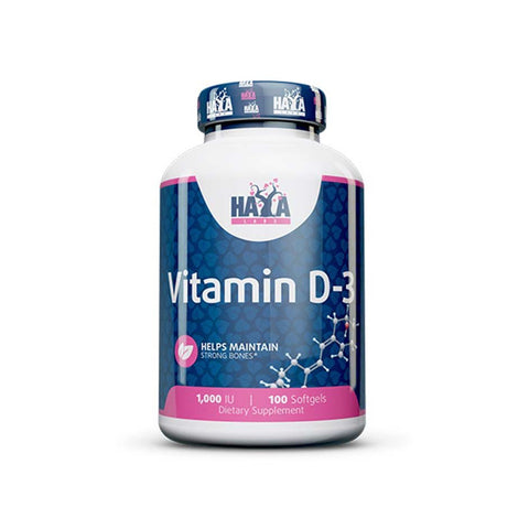 HAYA LABS Vitamin D3 / 1000 IU / 100 Softgels - getboost3d