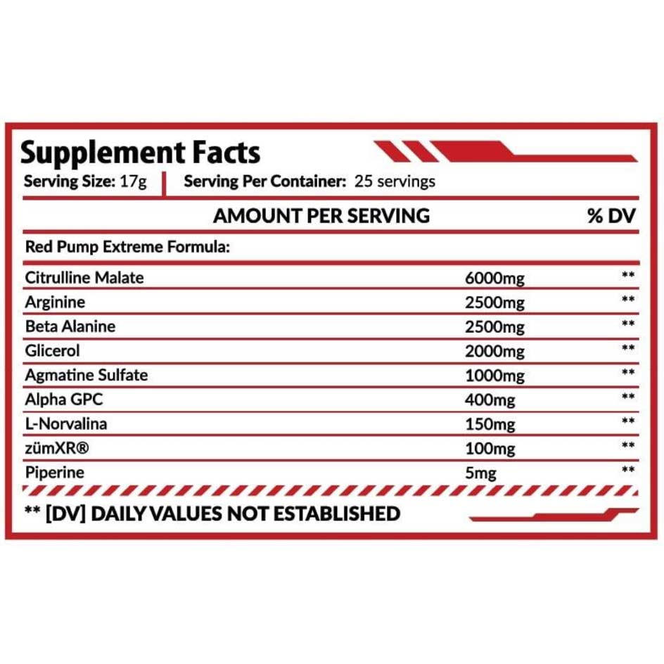 Hero Nutrition Red Pump 425g