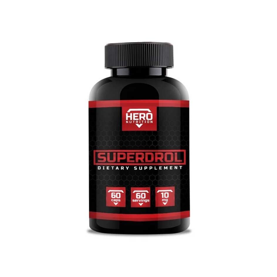 Hero Nutrition Superdrol 10mg 60 caps - getboost3d