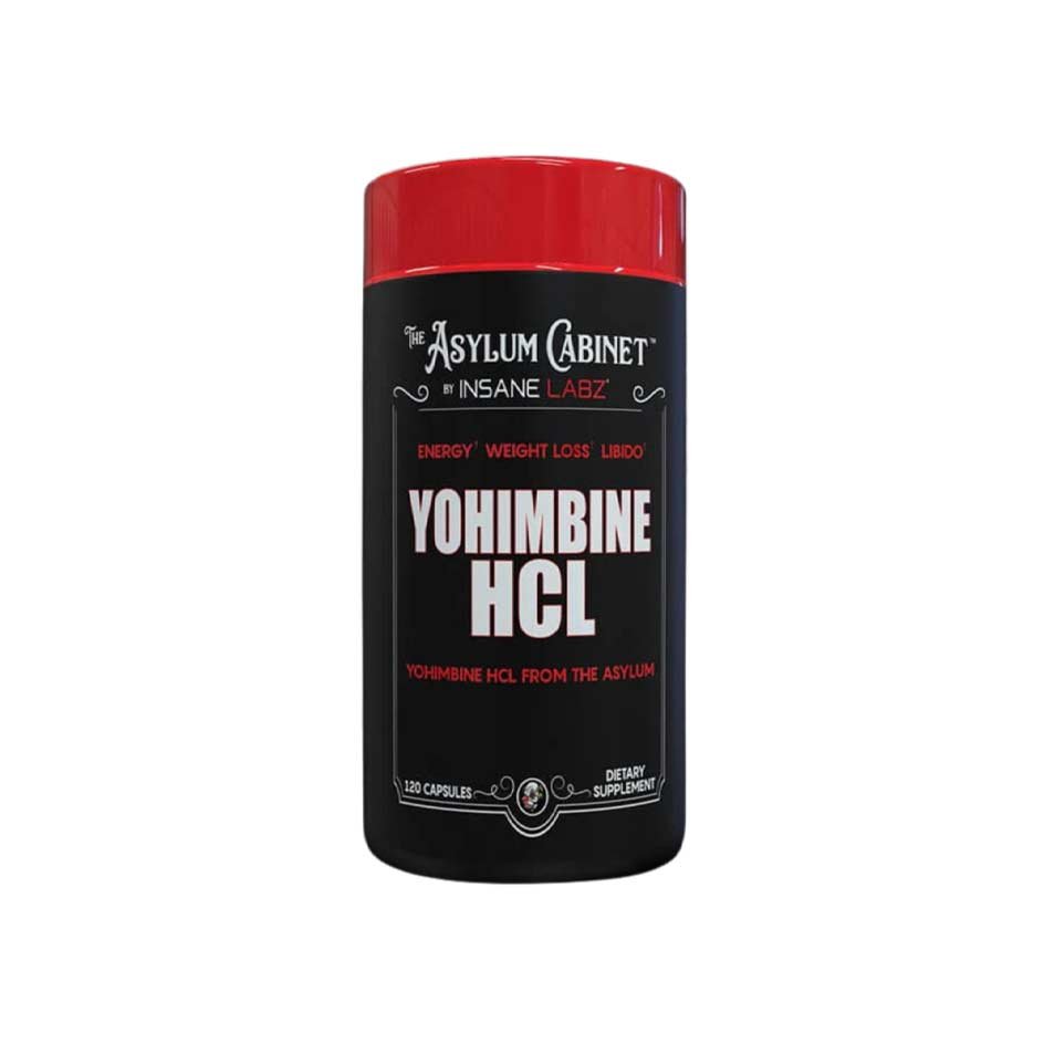 Insane Labz Asylum Cabinet Yohimbine HCL 120 caps - getboost3d