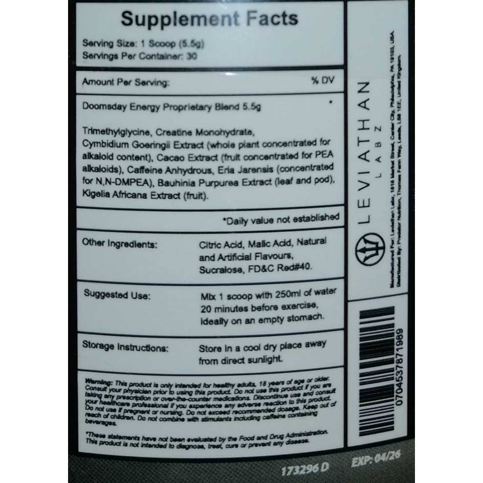 leviathan-labz-doomsday-165g-supplement-facts