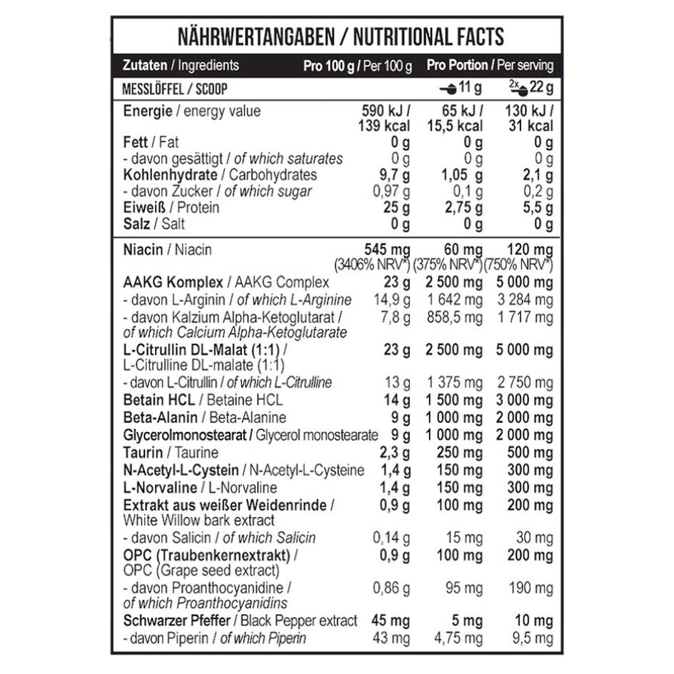 MST Nutrition Pump Killer 330g