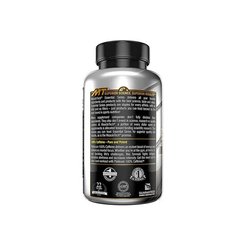 Muscletech Platinum Caffeine 125 Tabs - getboost3d