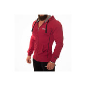 Mutaria Zip Hoodie Red - getboost3d