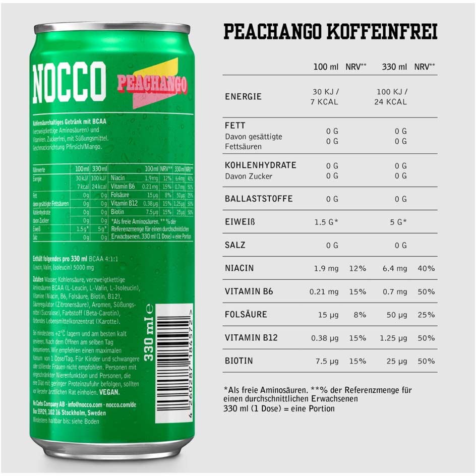 Nocco BCAA+ 330ml