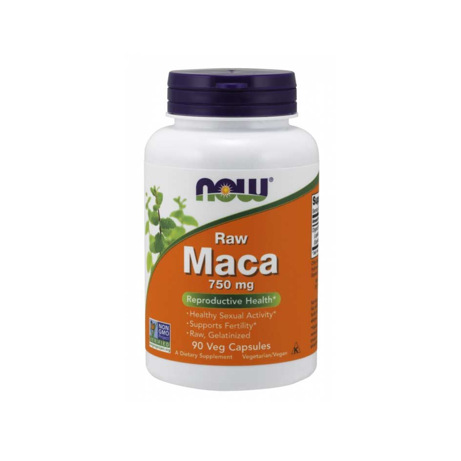 NOW Maca 6:1 - 750mg - 90 Veg caps - getboost3d