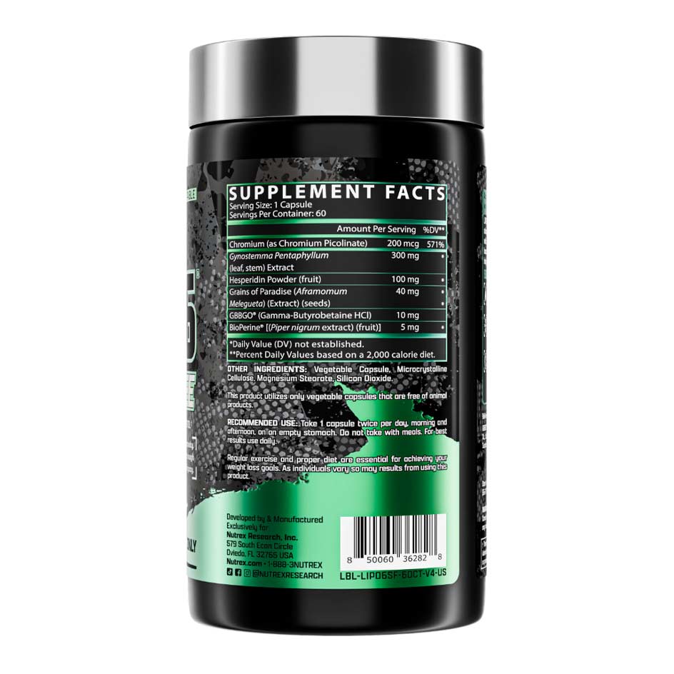 Nutrex Research Lipo 6 STIM-FREE 60 caps