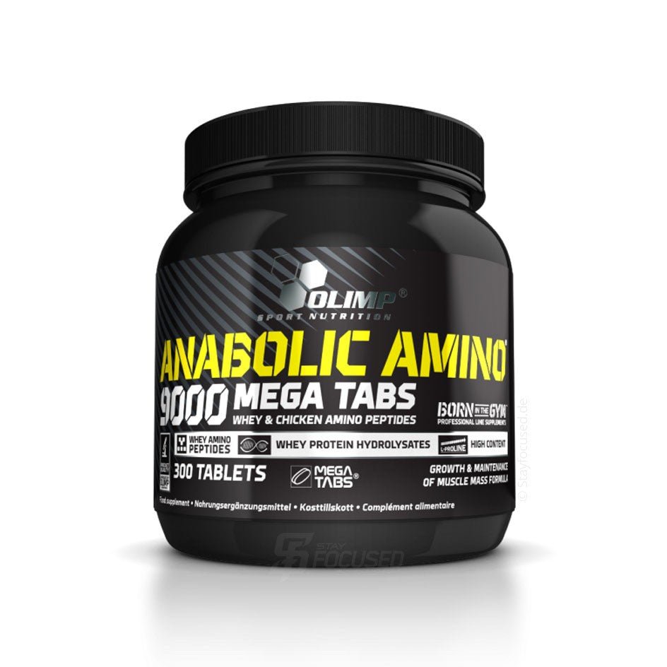 Olimp Anabolic Amino 9000 Mega Tabs - 300 Tabletten - getboost3d