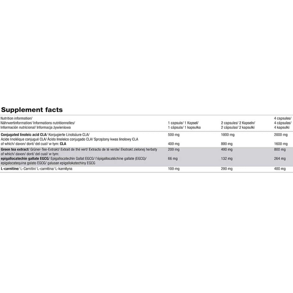 Olimp CLA Green Tea + L-Carnitine Sport 60 caps - getboost3d
