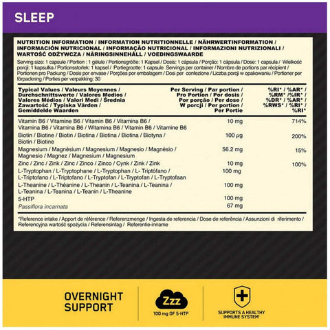 Optimum Nutrition Gold Standard Sleep 30 caps - (MHD: 30.01.2024) - getboost3d